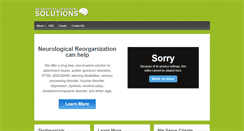 Desktop Screenshot of neurosolutions.org