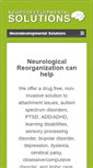 Mobile Screenshot of neurosolutions.org